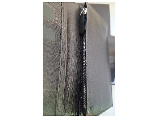 Sergio Rossi Black Leather Wallet - view 6