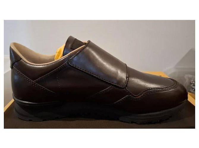 TOD'S Scarpe Monk Strap in pelle marrone - vista 8