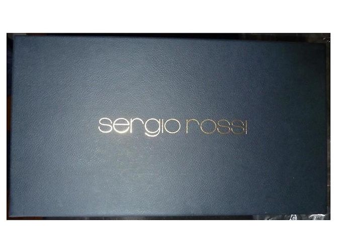 Sergio Rossi Sandales Slingback Vernis Rouge - vue 15