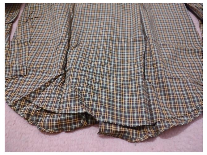Burberry Camisa de algodón a cuadros marrón y beige - vista 10