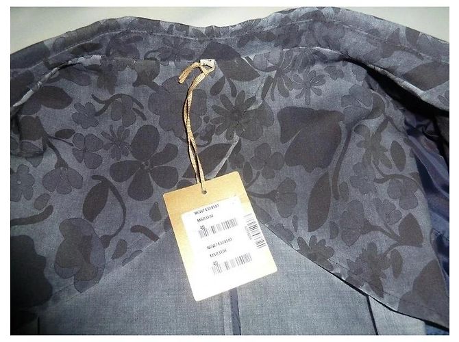 Fay Blazer de lana gris con estampado floral - vista 12