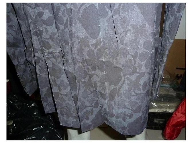 Fay Blazer de lana gris con estampado floral - vista 9