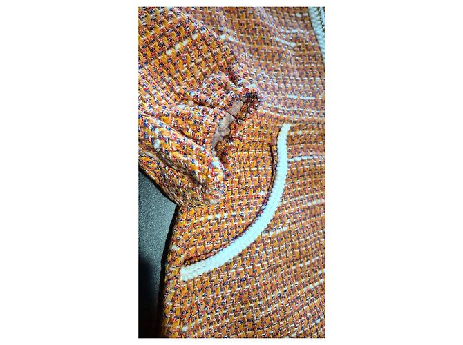 Maje Vestido corto de tweed naranja - vista 15