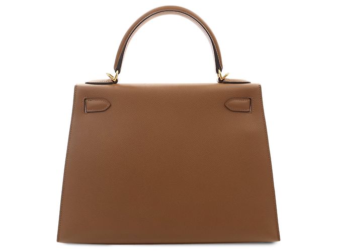 Hermès Brown Epsom Kelly II Sellier 28 - vista 2