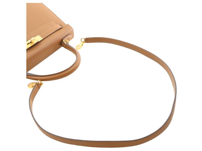 Hermès Brown Epsom Kelly II Sellier 28 - vista 7