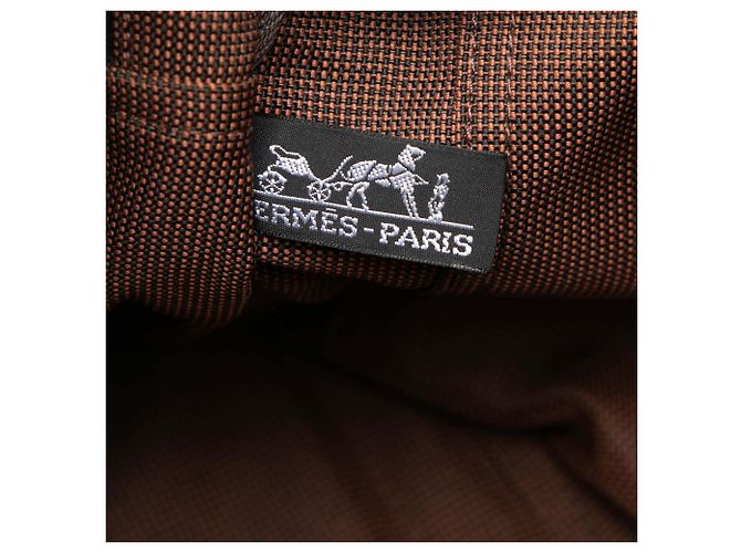 Hermès Brown Canvas Herline MM - vista 5
