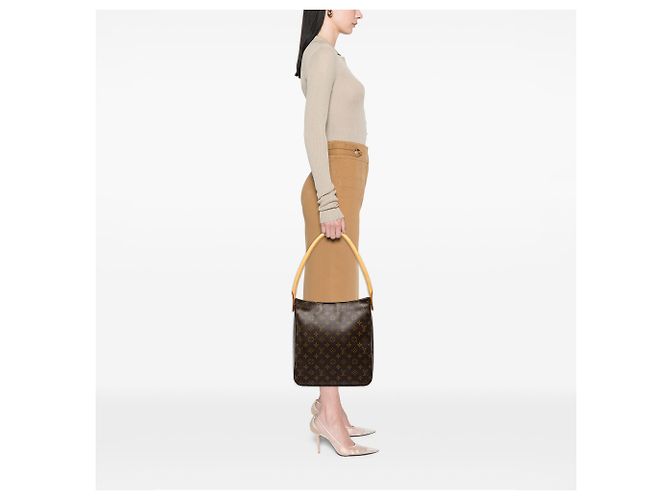 Louis Vuitton Brown Monogram Looping MM - vista 6