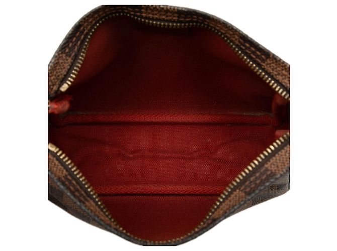 Louis Vuitton Brown Damier Ebene Trousse Pochette - vista 4