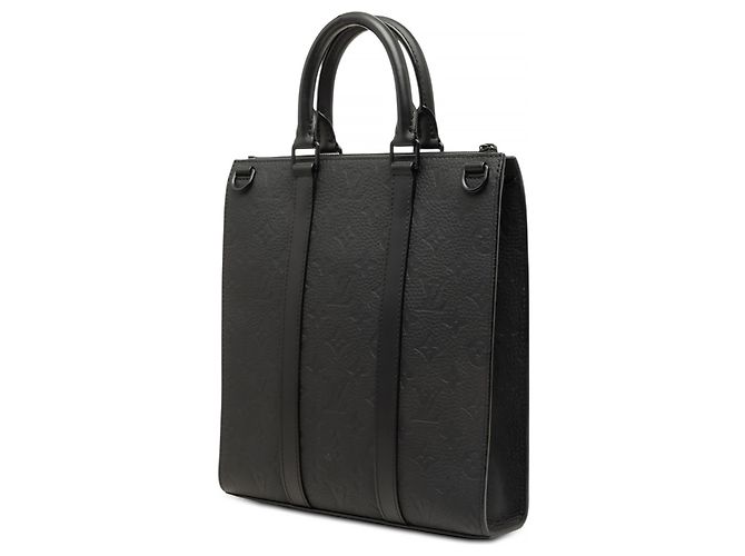 Louis Vuitton Black Monogram Taurillon Sac Plat Cross - Ansicht 2