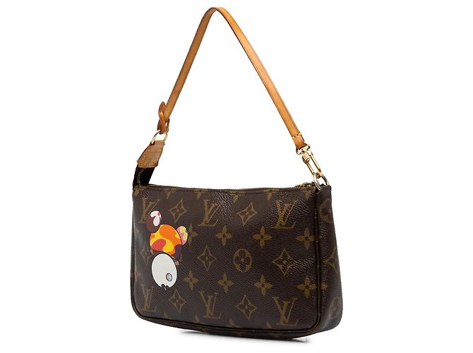 Louis Vuitton Brown Takashi Murakami Monogram Panda Pochette Accessoires - vista 2