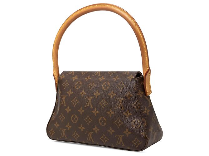 Louis Vuitton Brown Monogram Mini Looping - view 2