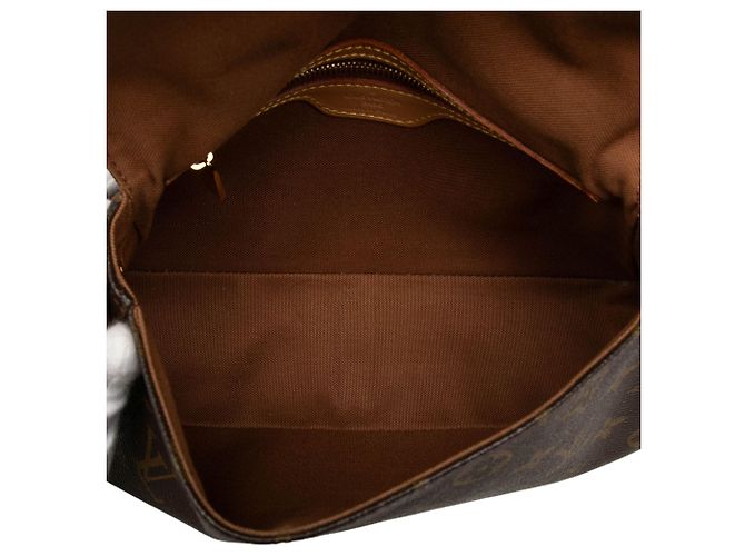 Louis Vuitton Brown Monogram Mini Looping - view 4