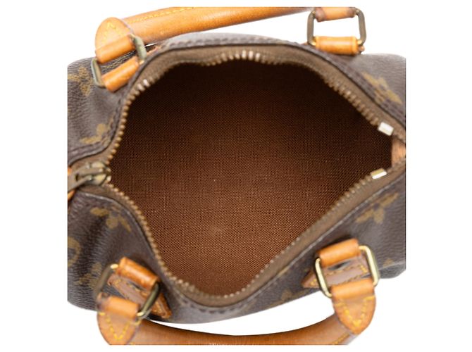 Louis Vuitton Brown Monogram Mini Speedy HL - vista 4