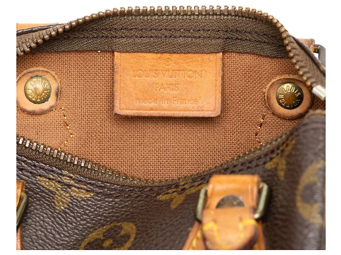 Louis Vuitton Brown Monogram Mini Speedy HL - vista 5