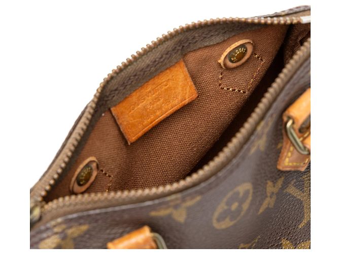 Louis Vuitton Brown Monogram Mini Speedy HL - vista 6