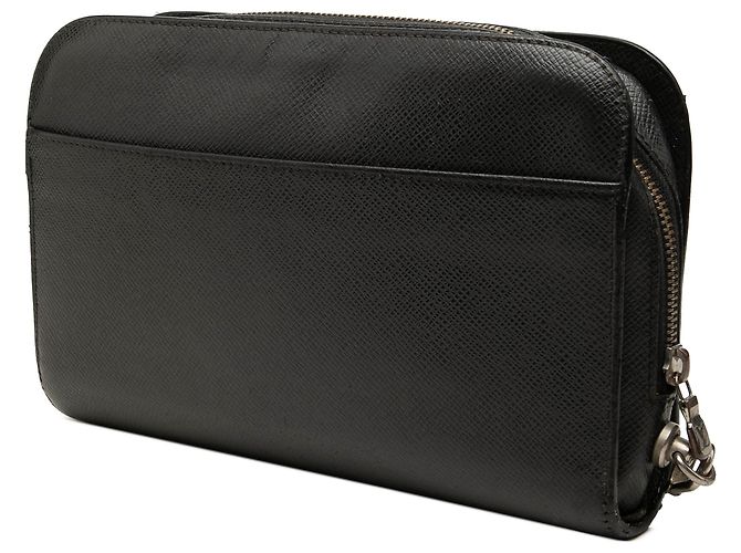 Louis Vuitton Black Taiga Pochette Baikal - vista 2