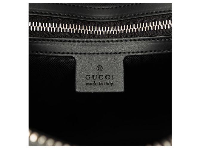 Borsa a Tracolla Gucci GG Supreme Web Media Nera - vista 5