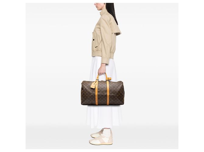 Louis Vuitton Brown Monogram Keepall 50 - Ansicht 6
