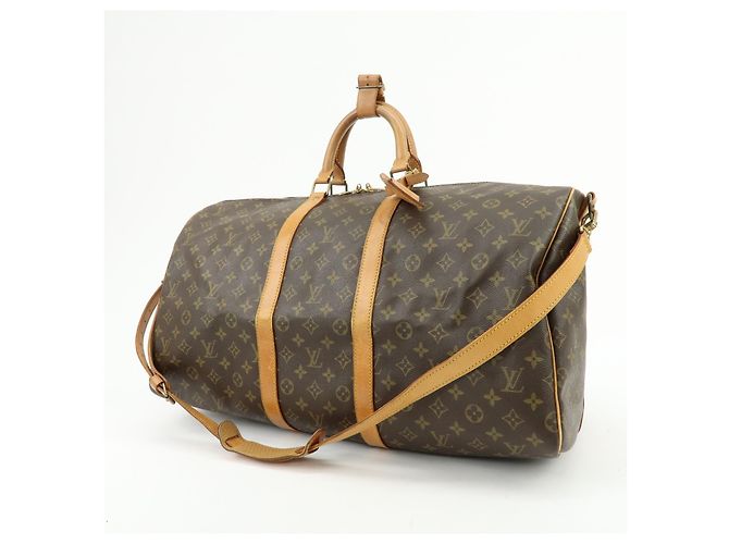 Louis Vuitton Keepall Bandouliere Monogram Canvas 55 - vista 3