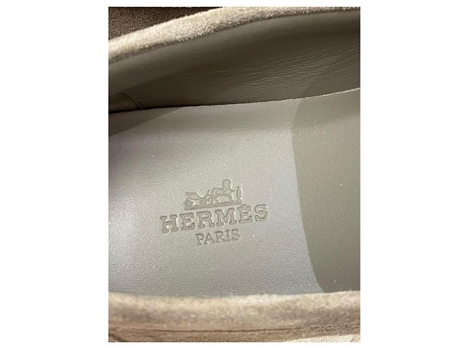 Mocassini in camoscio Hermès Paris - vista 10