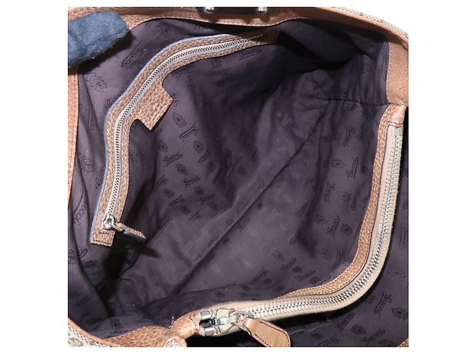 Gucci Bamboo Bar GG Canvas Large - vista 5