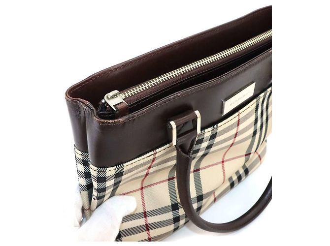 mala Burberry Nova Check - vista 9