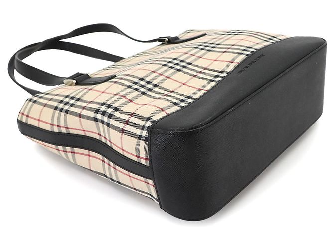 Sac à main cabas Burberry Nova Check - vue 4