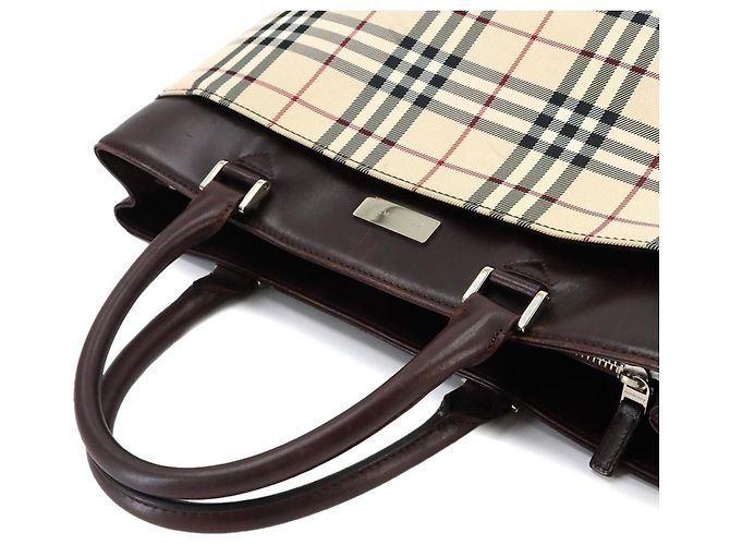Borsa Tote Burberry Nova Check - vista 5