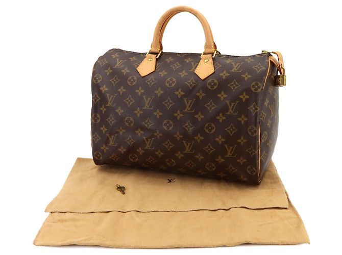 Sac à main Louis Vuitton Monogram Speedy 35 - vue 2