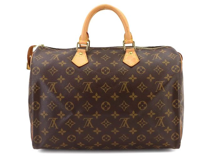 Sac à main Louis Vuitton Monogram Speedy 35 - vue 3