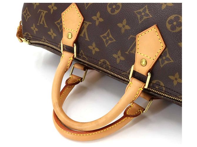 Sac à main Louis Vuitton Monogram Speedy 35 - vue 6