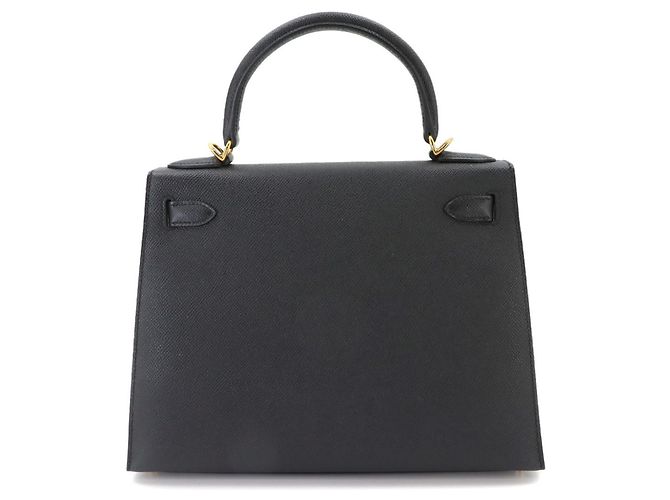 Hermès Borsa Hermes Kelly 28 Epsom Black - vista 2