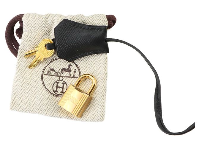 Hermès Borsa Hermes Kelly 28 Epsom Black - vista 9