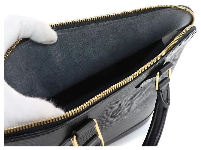 mala de mão Louis Vuitton Alma PM em couro Epi - vista 8
