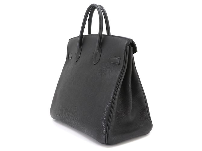 Haut à courroies Hermès Borsa Hermes Haut a Courroies 32 Black Togo - vista 3
