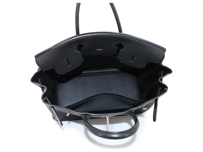 Haut à courroies Hermès Borsa Hermes Haut a Courroies 32 Black Togo - vista 6