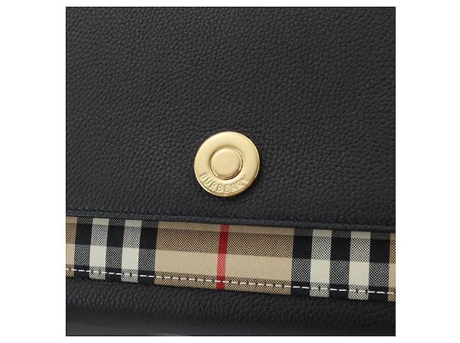 Bolsa de Ombro Burberry Check Note - vista 8