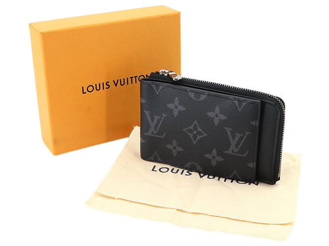Carteira bi-fold híbrida Louis Vuitton Monogram Eclipse - vista 2