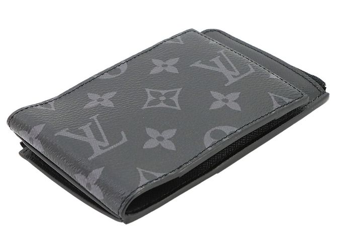 Carteira bi-fold híbrida Louis Vuitton Monogram Eclipse - vista 4