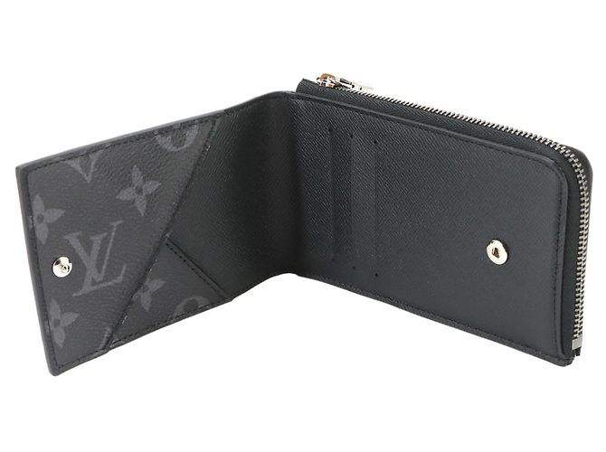 Carteira bi-fold híbrida Louis Vuitton Monogram Eclipse - vista 7