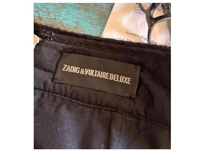 Zadig & Voltaire saia de lantejoulas preta - vista 4