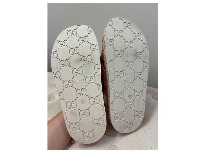 Sandali slide Gucci GG Canvas - vista 6