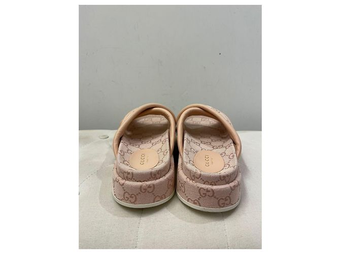Sandali slide Gucci GG Canvas - vista 7
