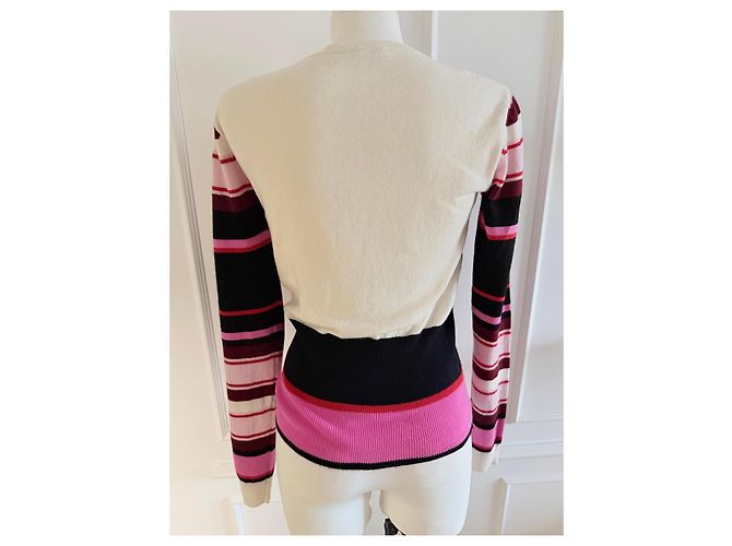 Camisola Valentino em lã e cashmere motivo pena - vista 2