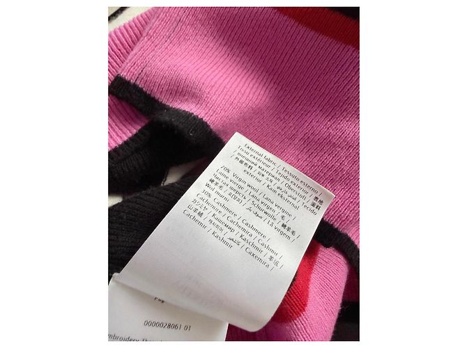 Camisola Valentino em lã e cashmere motivo pena - vista 5