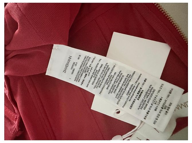 Zimmermann Body Corset Rebellion Rojo - vista 6