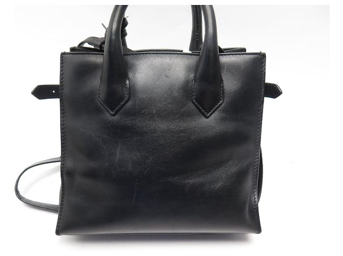 BOLSO DE MANO BALENCIAGA PADLOCK MINI AFTERNOON 319499 PYTHON & CUERO NEGRO - view 19