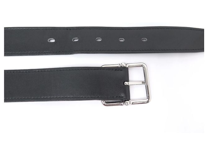 Hermès HERMES GÜRTEL ZYLINDERSCHLIEẞE CODE T105 AUS REVERSIBLEM LEDER SCHWARZ & BRAUN - Ansicht 11