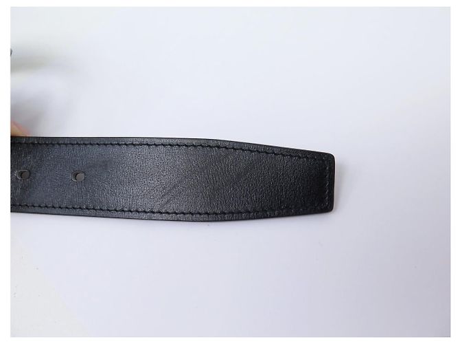Hermès HERMES GÜRTEL ZYLINDERSCHLIEẞE CODE T105 AUS REVERSIBLEM LEDER SCHWARZ & BRAUN - Ansicht 15