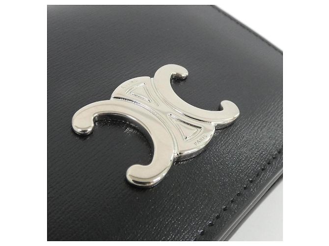 Céline Carteira bifold Celine em couro de bezerro - vista 3